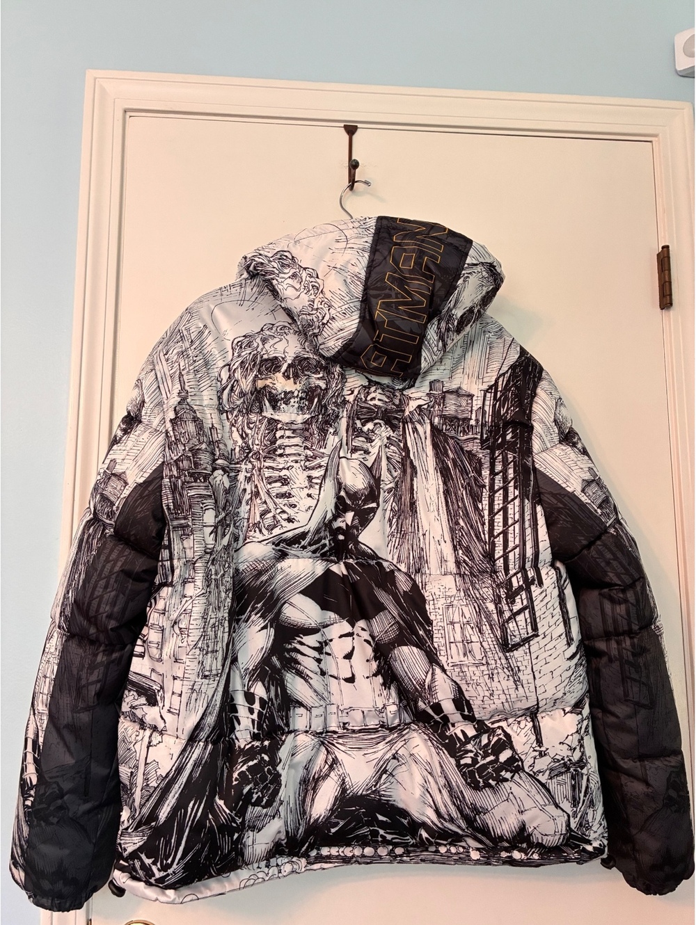 Tango Hotel DC Batman Comic All Over Print Puffer Jacket XL